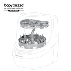 Baby Brezza Breast Pump Rack For Bottle Washer Pro Baby Brezza Malaysia
